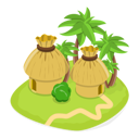 پیش‌نمایش فایل island-with-huts-and-trees-10445592 از پک مجموعه موضوعات متنوع ۱۰۱