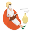پیش‌نمایش فایل woman-in-bathrobe-enjoys-aromatherapy-while-lying-on-couch-and-reading-book-10445573 از پک مجموعه موضوعات متنوع ۱۰۱
