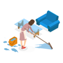پیش‌نمایش فایل hotel-servant-cleaning-the-room-10445511 از پک مجموعه موضوعات متنوع ۱۰۰
