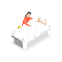 پیش‌نمایش فایل house-servant-helping-elderly-people-to-bath-10445527 از پک مجموعه موضوعات متنوع ۱۰۰