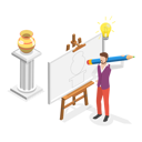 پیش‌نمایش فایل man-holding-pencil-and-drawing-pot-10445483 از پک مجموعه موضوعات متنوع ۰۹۹