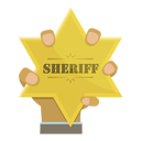 پیش‌نمایش فایل sheriff-badge-10445485 از پک مجموعه موضوعات متنوع ۰۹۹