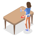 پیش‌نمایش فایل housekeeping-lady-cleaning-table-10445402 از پک مجموعه موضوعات متنوع ۰۹۷