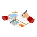 پیش‌نمایش فایل businessman-doing-business-calculation-in-notebook-10445275 از پک مجموعه موضوعات متنوع ۰۹۵
