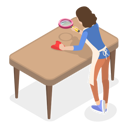 پیش‌نمایش فایل perfectionist-cleaning-table-10445281 از پک مجموعه موضوعات متنوع ۰۹۵
