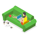 پیش‌نمایش فایل lazy-woman-lying-in-bed-while-watching-movie-10445229 از پک مجموعه موضوعات متنوع ۰۹۴