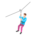 پیش‌نمایش فایل man-doing-zipline-in-rope-park-10445176 از پک مجموعه موضوعات متنوع ۰۹۳