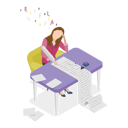 پیش‌نمایش فایل creative-profession-of-writer-10730676 از پک مجموعه موضوعات متنوع ۱۱۱