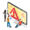 پیش‌نمایش فایل online-scam-alert-10850910 از پک مجموعه موضوعات متنوع ۱۱۴