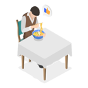 پیش‌نمایش فایل man-eating-soup-with-noodles-10850979 از پک مجموعه موضوعات متنوع ۱۱۶