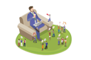 پیش‌نمایش فایل businessman-working-and-drinking-10851058 از پک مجموعه موضوعات متنوع ۱۱۸