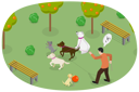 پیش‌نمایش فایل man-walking-with-dogs-10851080 از پک مجموعه موضوعات متنوع ۱۱۸