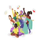 پیش‌نمایش فایل multicultural-friendship-and-diverse-various-people-10851055 از پک مجموعه موضوعات متنوع ۱۱۸