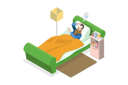 پیش‌نمایش فایل sick-man-in-bed-10851063 از پک مجموعه موضوعات متنوع ۱۱۸