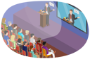 پیش‌نمایش فایل speaker-giving-presentation-10851090 از پک مجموعه موضوعات متنوع ۱۱۹