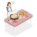 پیش‌نمایش فایل woman-cooking-chicken-and-homemade-diner-10851183 از پک مجموعه موضوعات متنوع ۱۲۱