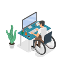 پیش‌نمایش فایل disabled-worker-woking-at-office-10851219 از پک مجموعه موضوعات متنوع ۱۲۲
