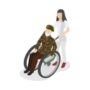 پیش‌نمایش فایل nurse-helping-to-veteran-soldier-10851222 از پک مجموعه موضوعات متنوع ۱۲۲