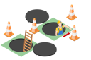 پیش‌نمایش فایل opened-street-manhole-10851229 از پک مجموعه موضوعات متنوع ۱۲۳
