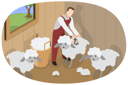 پیش‌نمایش فایل man-shearing-sheep-10851321 از پک مجموعه موضوعات متنوع ۱۲۵