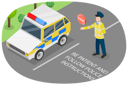 پیش‌نمایش فایل policeman-holding-stop-sign-10851561 از پک مجموعه موضوعات متنوع ۱۳۲