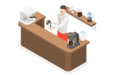 پیش‌نمایش فایل barista-making-coffee-at-coffee-house-10851626 از پک مجموعه موضوعات متنوع ۱۳۳