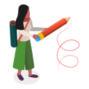 پیش‌نمایش فایل students-holding-giant-pencil-11249633 از پک مجموعه موضوعات متنوع ۱۰۹
