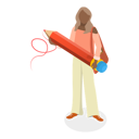 پیش‌نمایش فایل students-holding-giant-pencil-11249791 از پک مجموعه موضوعات متنوع ۱۱۱