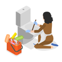 پیش‌نمایش فایل hotel-housekeeping-service-cleaning-toilet-11250428 از پک موضوعات متنوع