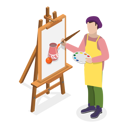 پیش‌نمایش فایل male-artist-making-painting-11250394 از پک موضوعات متنوع