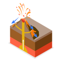 پیش‌نمایش فایل model-of-volcanic-eruption-11250417 از پک موضوعات متنوع