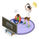 پیش‌نمایش فایل boy-playing-video-game-at-home-11250198 از پک مجموعه موضوعات متنوع ۱۲۰