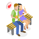 پیش‌نمایش فایل couple-sitting-on-bench-and-eating-food-11250192 از پک مجموعه موضوعات متنوع ۱۱۹