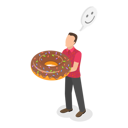 پیش‌نمایش فایل man-standing-with-donut-11250151 از پک مجموعه موضوعات متنوع ۱۱۹