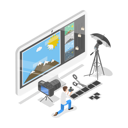پیش‌نمایش فایل photographer-doing-shoot-in-studio-11250160 از پک مجموعه موضوعات متنوع ۱۱۹