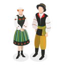 پیش‌نمایش فایل couple-in-european-traditional-costume-11249973 از پک مجموعه موضوعات متنوع ۱۱۵