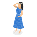 پیش‌نمایش فایل girl-wearing-summer-dress-11249975 از پک مجموعه موضوعات متنوع ۱۱۵