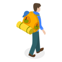 پیش‌نمایش فایل male-traveler-with-tourist-bag-11249978 از پک مجموعه موضوعات متنوع ۱۱۵