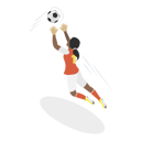 پیش‌نمایش فایل female-playing-football-11358112 از پک مجموعه موضوعات متنوع ۱۲۶