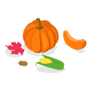 پیش‌نمایش فایل thanksgiving-set-11358103 از پک مجموعه موضوعات متنوع ۱۲۶