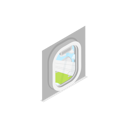 پیش‌نمایش فایل airplane-window-11358185 از پک مجموعه موضوعات متنوع ۱۲۷