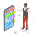 پیش‌نمایش فایل man-using-vr-app-11358824 از پک مجموعه موضوعات متنوع ۱۳۸