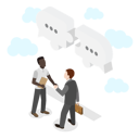 پیش‌نمایش فایل businessman-having-great-communication-skills-11814174 از پک مجموعه موضوعات متنوع ۱۵۴