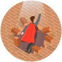 پیش‌نمایش فایل businessman-with-breaking-obstacles-11814137 از پک مجموعه موضوعات متنوع