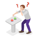 پیش‌نمایش فایل man-choose-button-11813794 از پک مجموعه موضوعات متنوع ۱۴۴