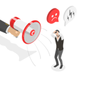 پیش‌نمایش فایل man-doing-aggressive-marketing-11813739 از پک مجموعه موضوعات متنوع ۱۴۳