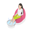 پیش‌نمایش فایل girl-with-soaking-feet-11813674 از پک مجموعه موضوعات متنوع ۱۴۱