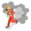 پیش‌نمایش فایل fire-fighter-saving-kids-12725080 از پک مجموعه موضوعات متنوع ۱۸۸