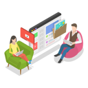 پیش‌نمایش فایل man-and-woman-working-on-web-development-12725048 از پک مجموعه موضوعات متنوع ۱۸۸