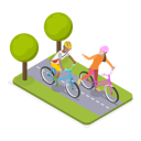 پیش‌نمایش فایل friends-riding-cycle-together-12724896 از پک مجموعه موضوعات متنوع ۱۸۴